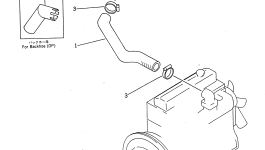 Шланг 361-01-14140 Komatsu