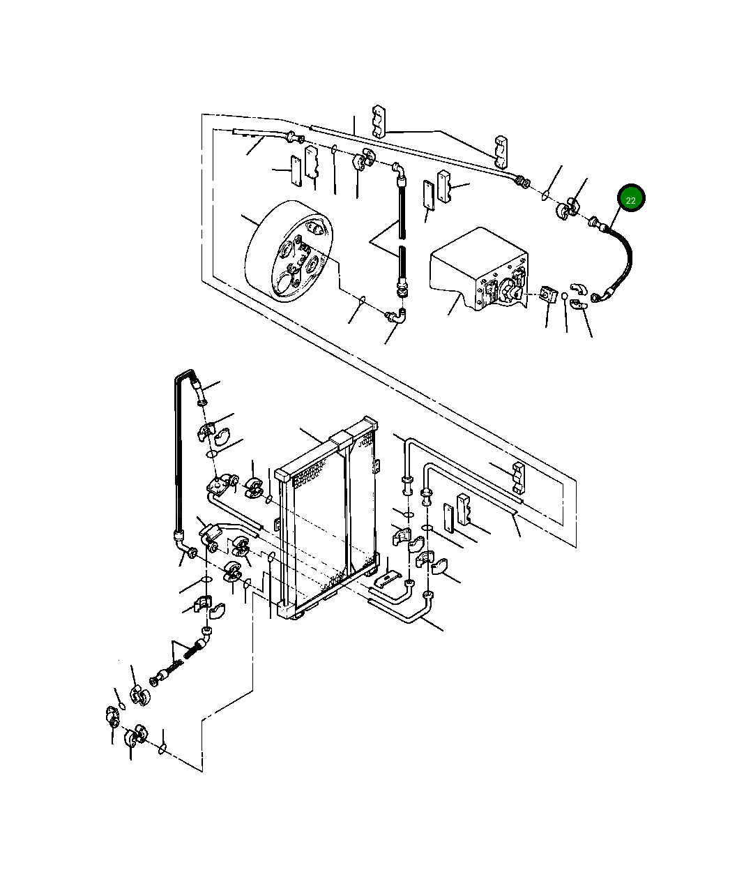 Шланг 1134 780 C1 Komatsu