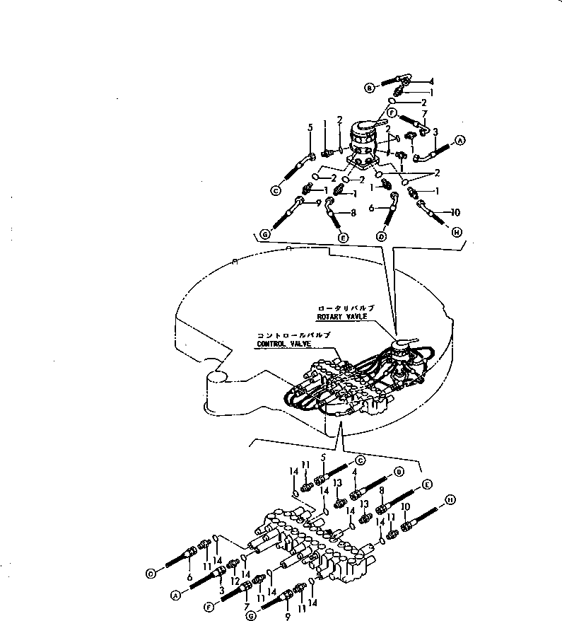 Шланг YM172175-79240 Komatsu