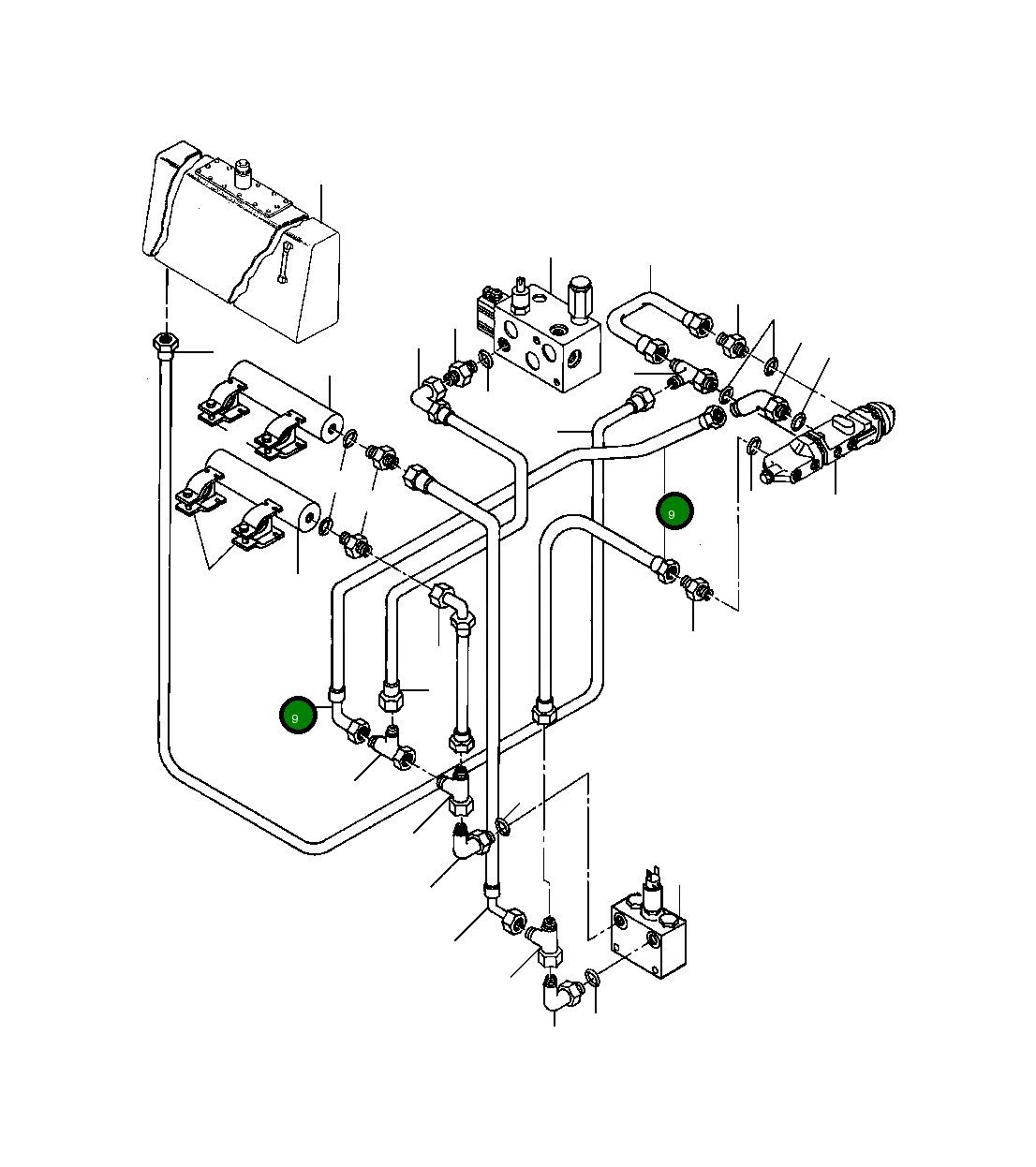 Шланг 1281 004 H1 Komatsu