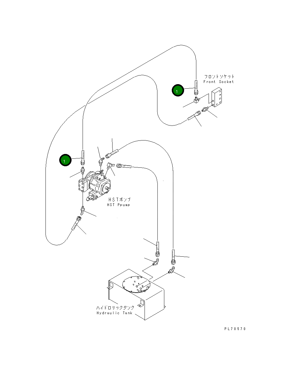Шланг 267-97-60438 Komatsu
