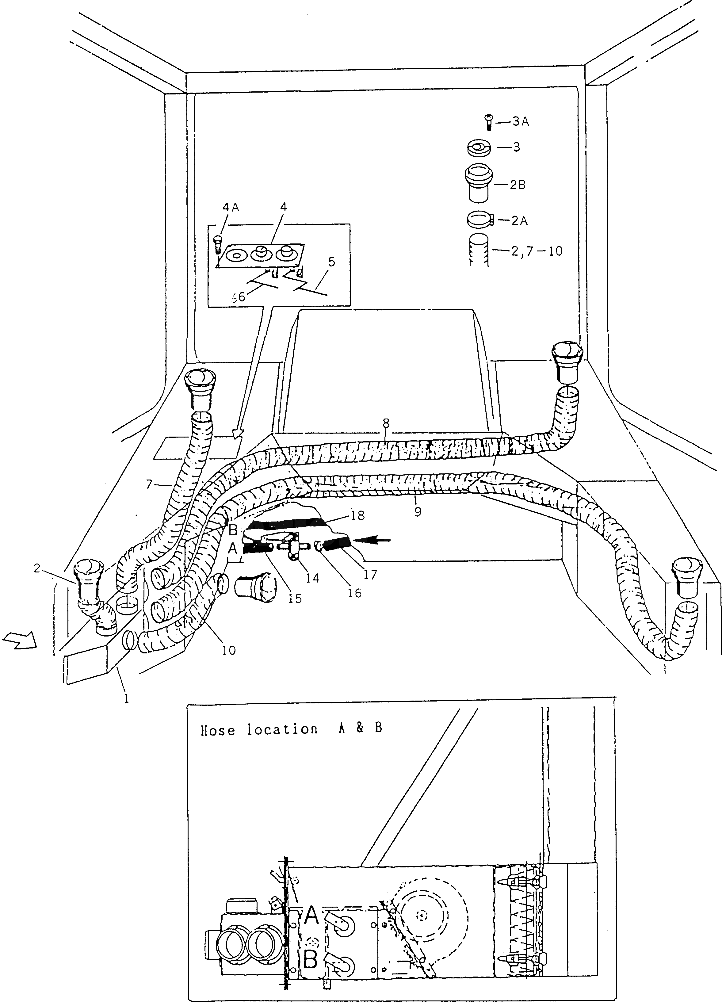 Шланг BW032111 Komatsu