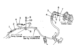 Шланг 20T-62-73410 Komatsu