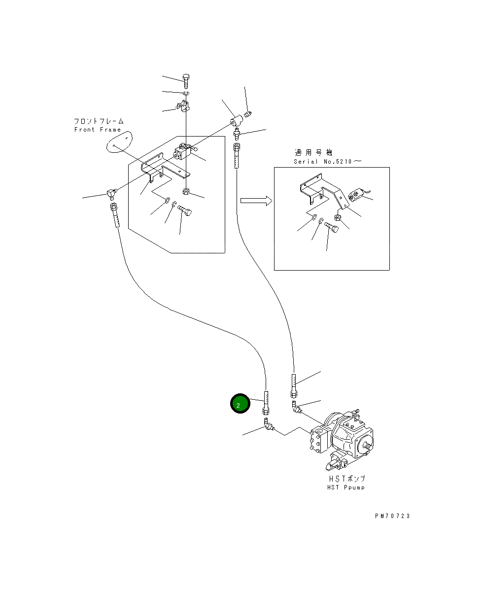 Шланг 267-97-60228 Komatsu