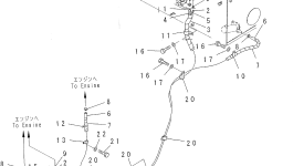 Шланг 134-04-61320 Komatsu
