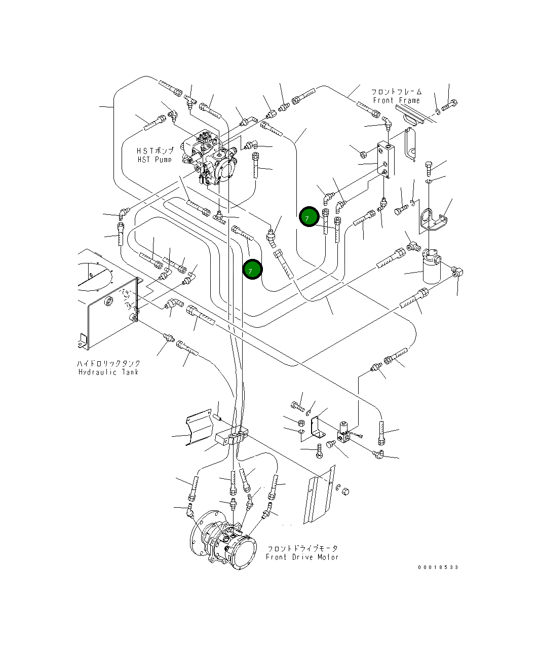 Шланг 266-58-98170 Komatsu