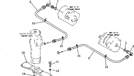 Шланг 07103-20319 Komatsu