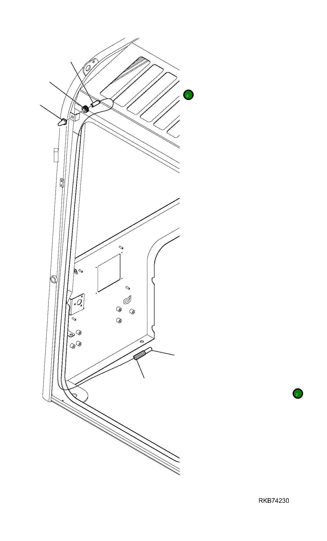 Шланг 2A1-54-21210 Komatsu