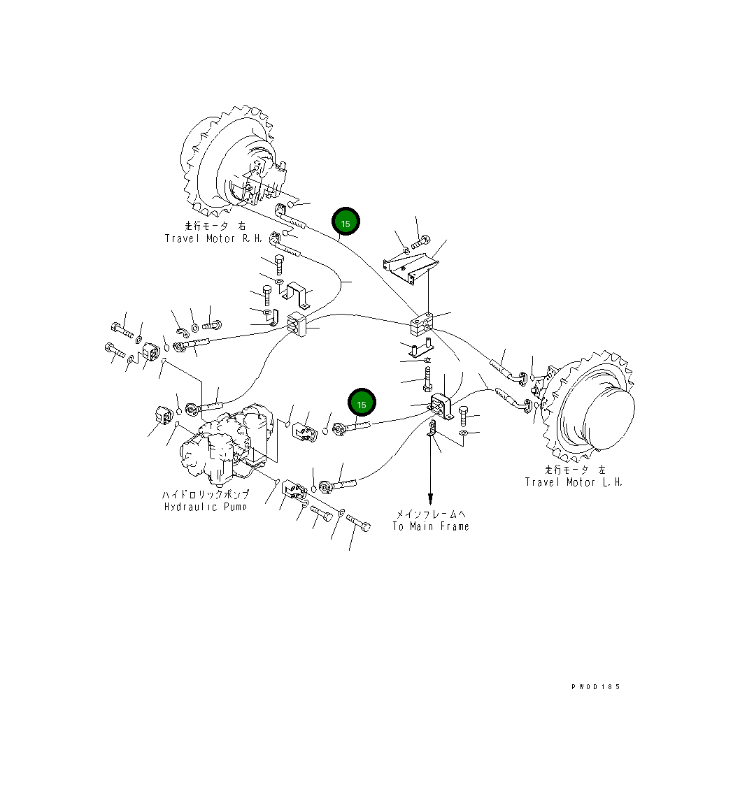 Шланг 11Y-49-11751 Komatsu