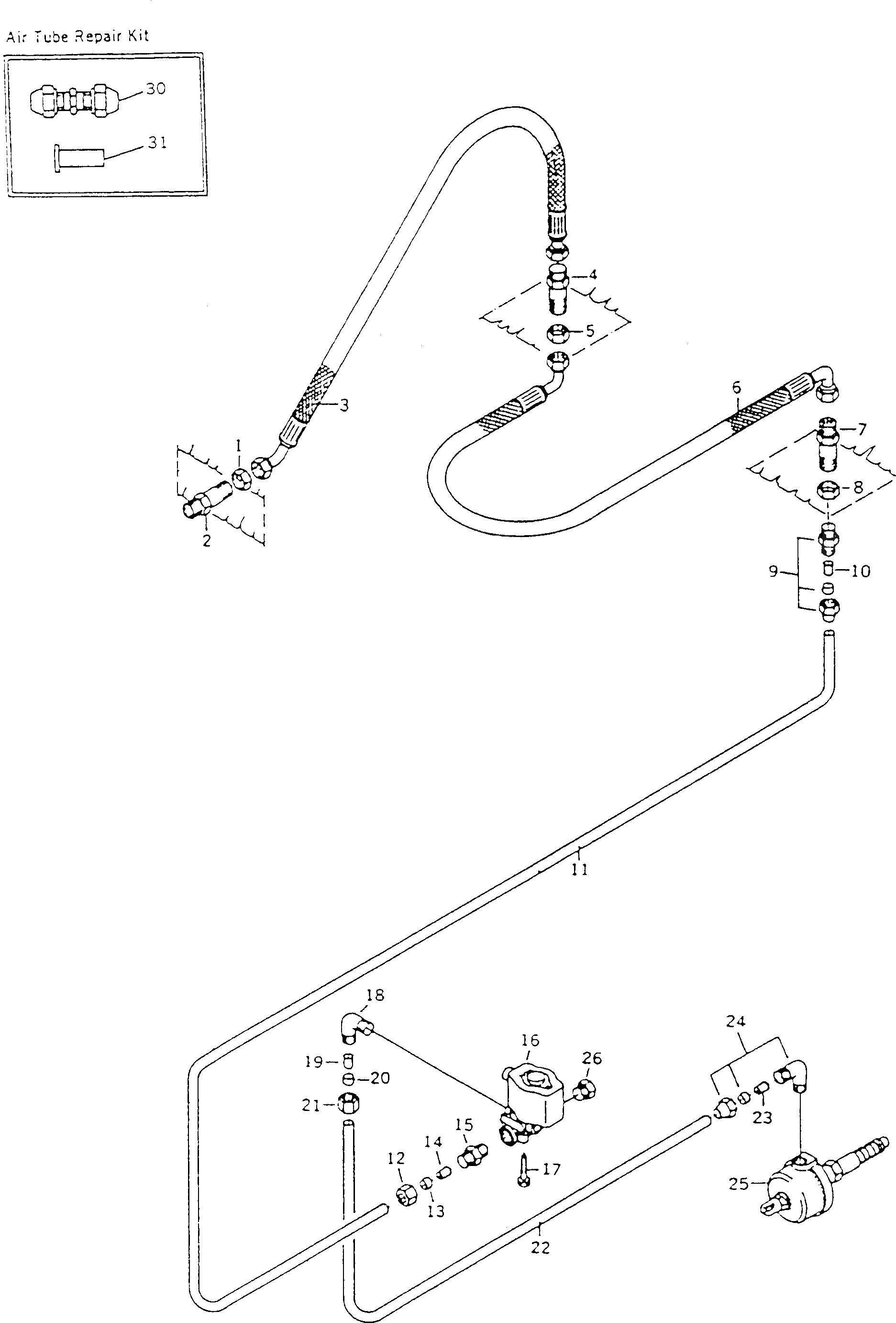 Шланг BW034993 Komatsu