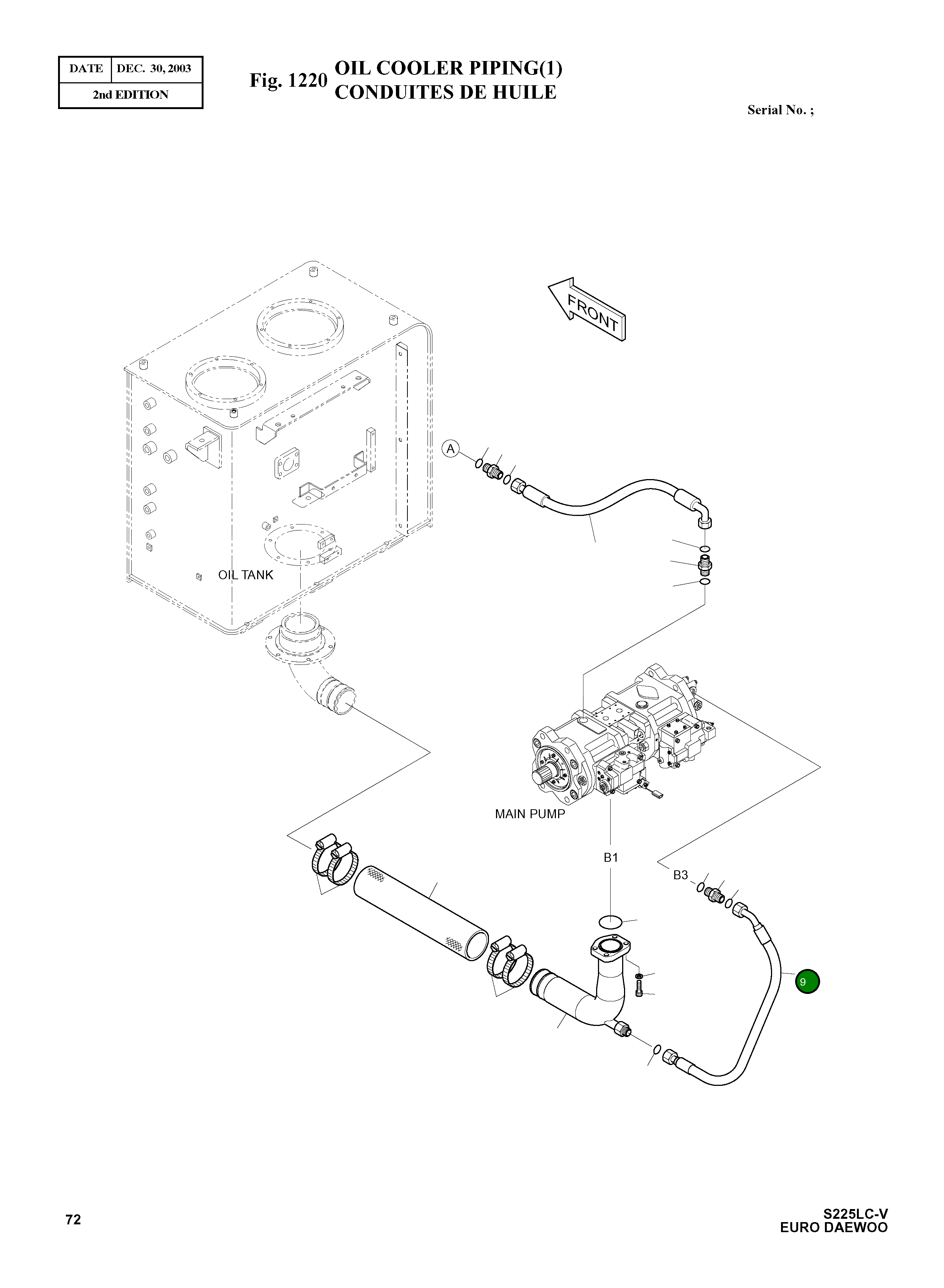 Шланг DS2012136 Komatsu