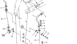 Шланг 20Y-62-K1680 Komatsu