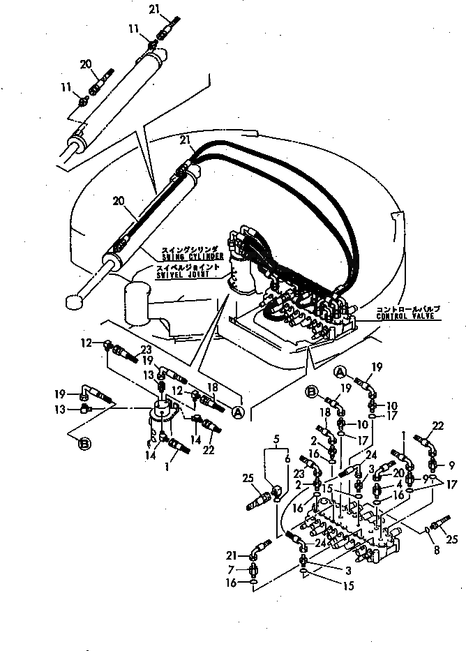 Шланг YM172165-78440 Komatsu