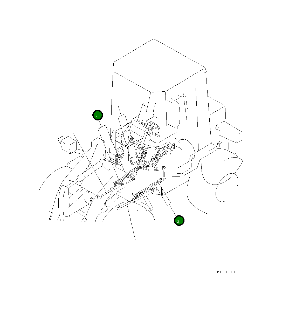 Шланг 415-62-11591 Komatsu