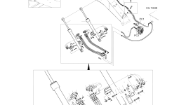 Шланг 2184-1046D259 Komatsu