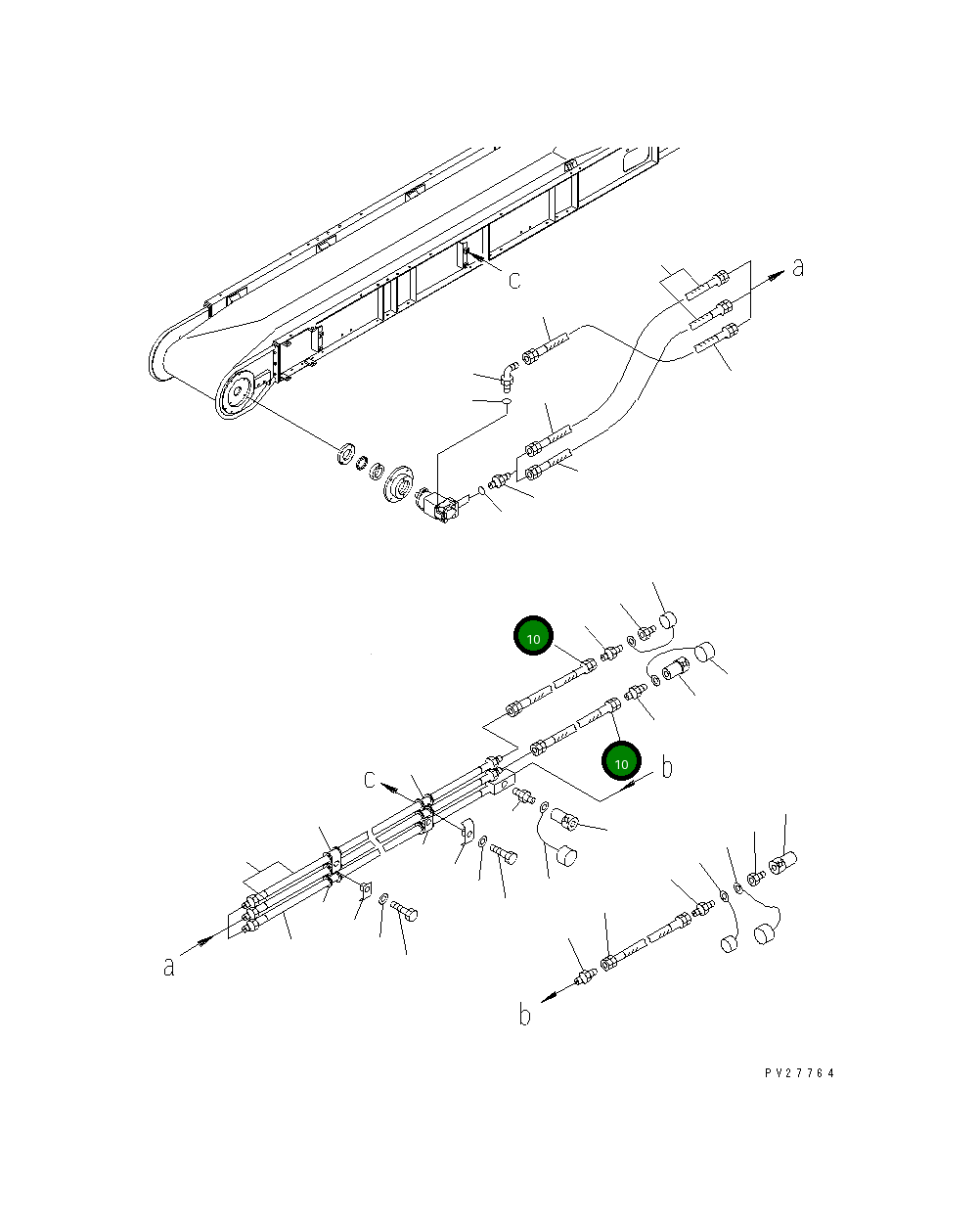 Шланг 07113-00432 Komatsu
