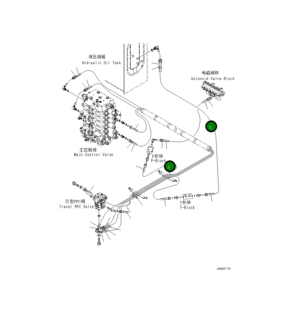 Шланг 20Y-62-52210 Komatsu