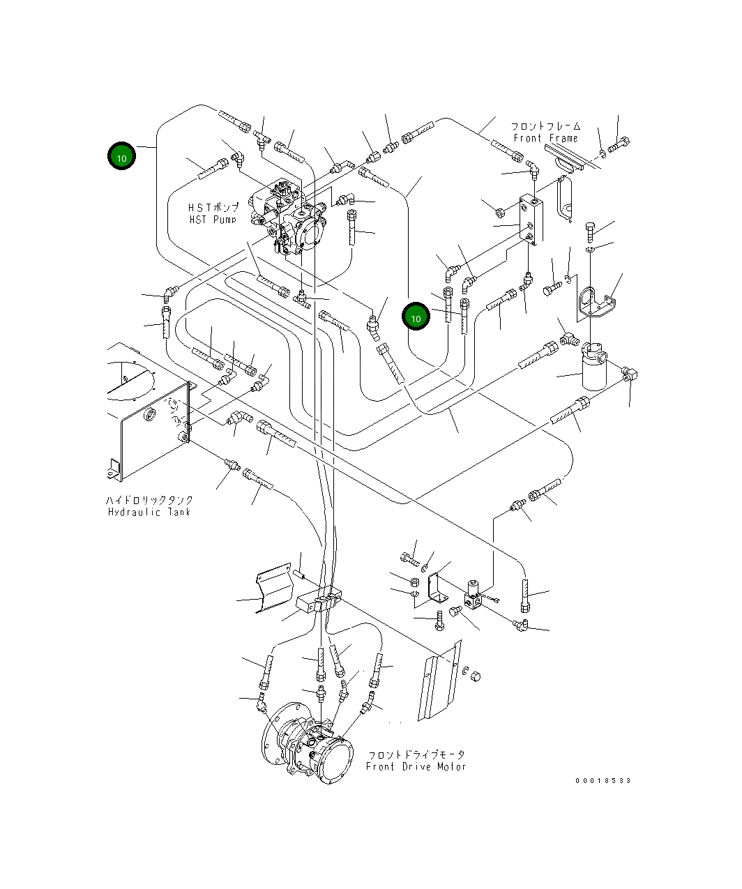 Шланг 266-58-98160 Komatsu