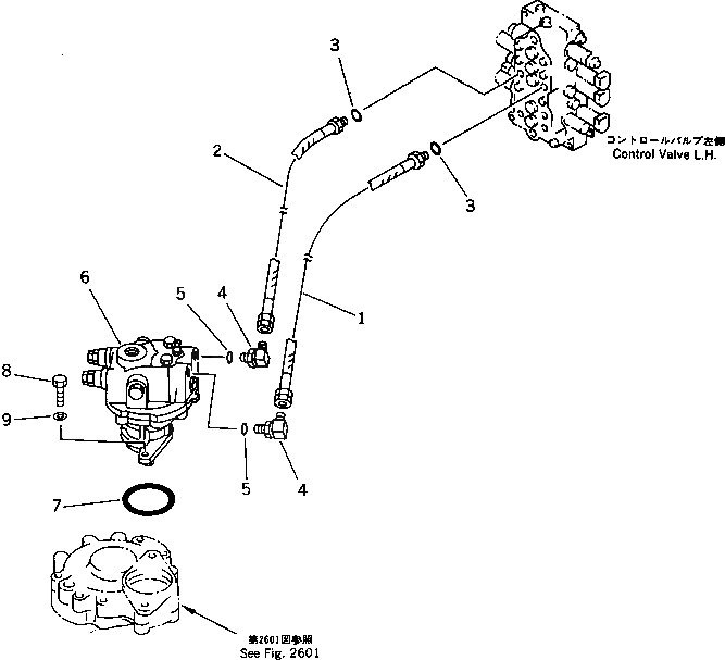 Шланг 201-62-65710 Komatsu