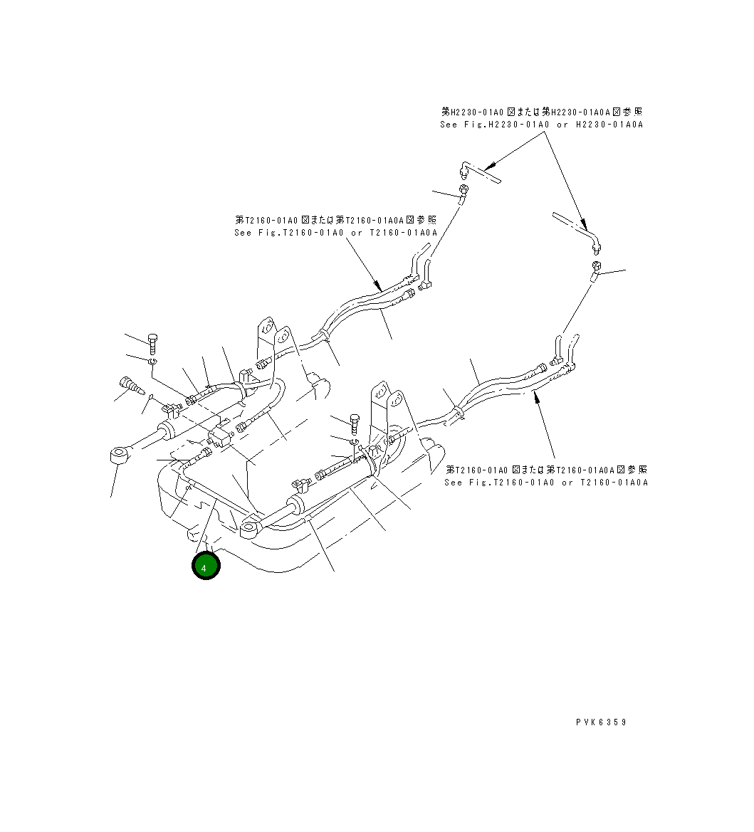 Шланг 114-62-46110 Komatsu