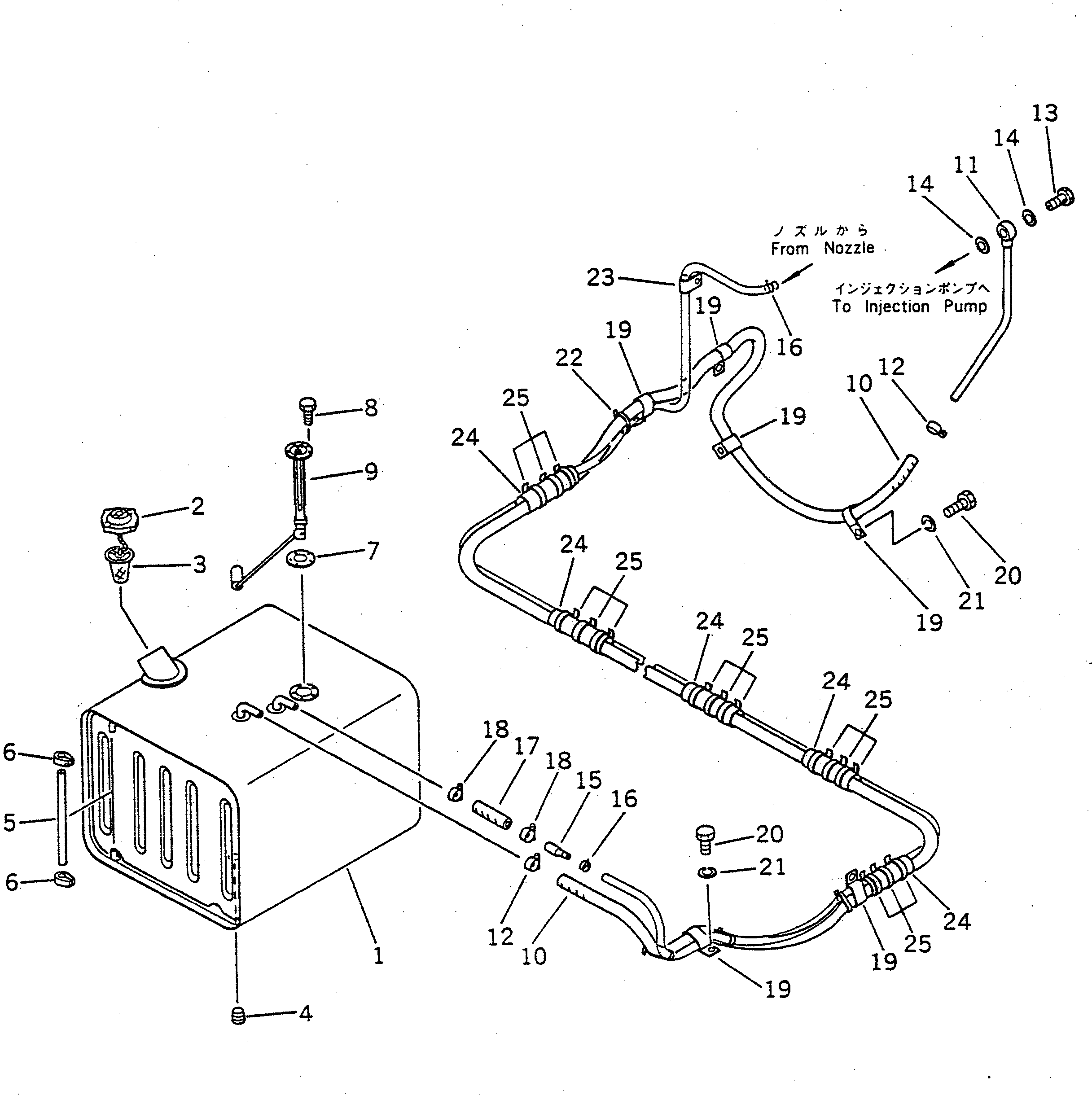 Шланг 22W-04-11230 Komatsu