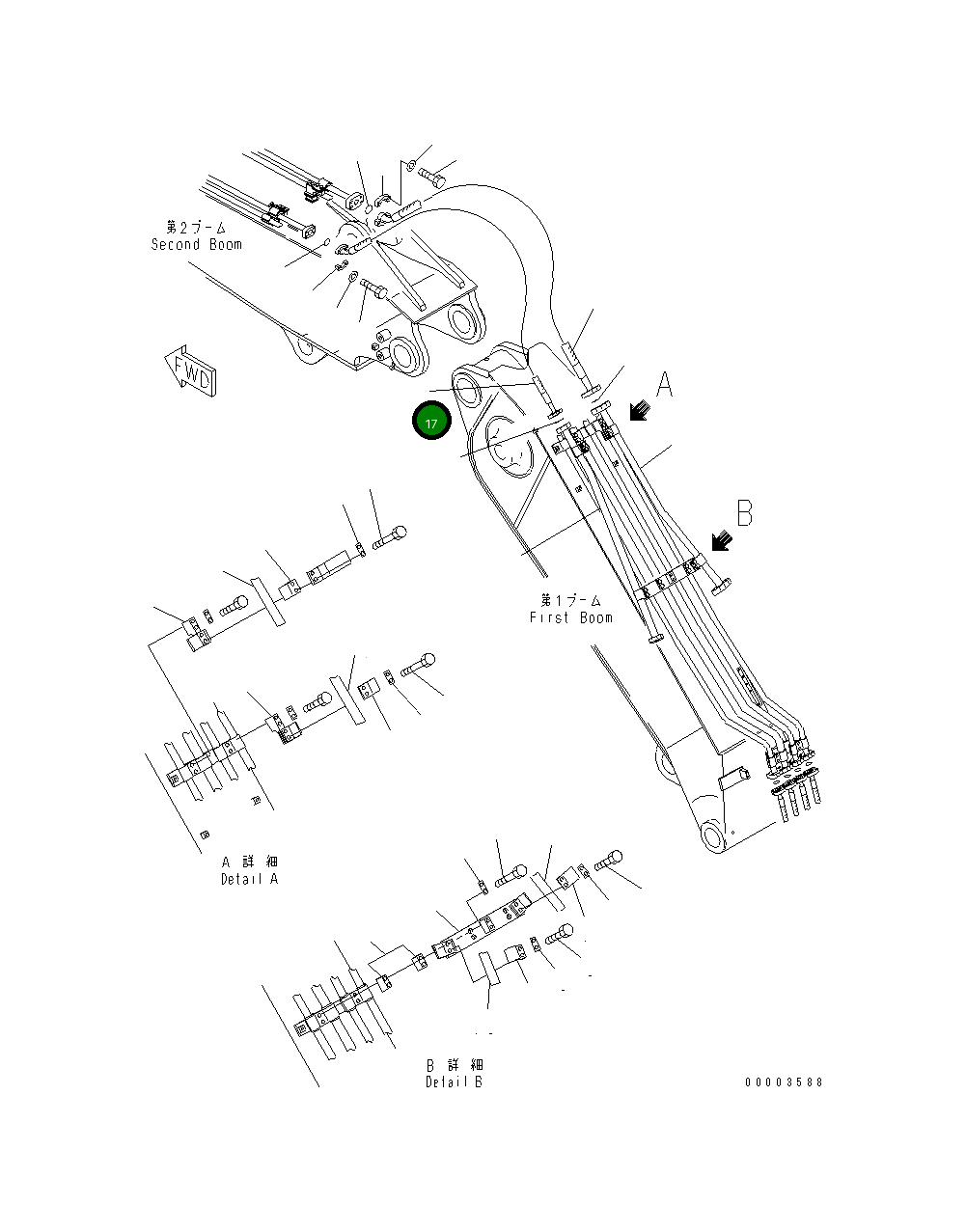 Шланг 07083-01020 Komatsu