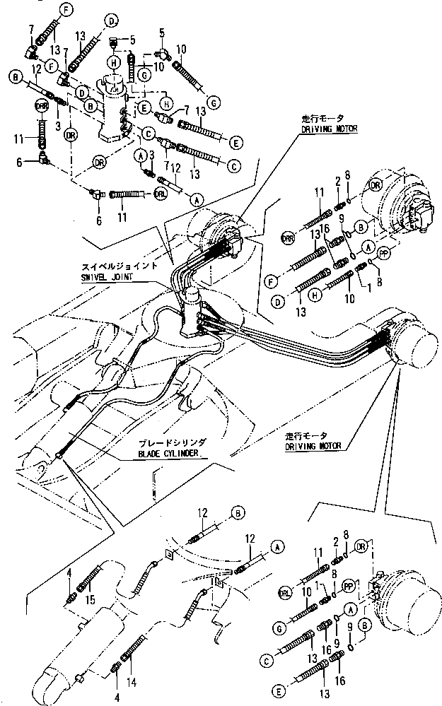 Шланг YM172187-78210 Komatsu