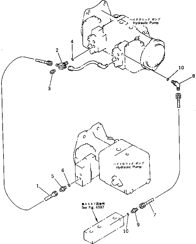 Шланг 07096-40208 Komatsu