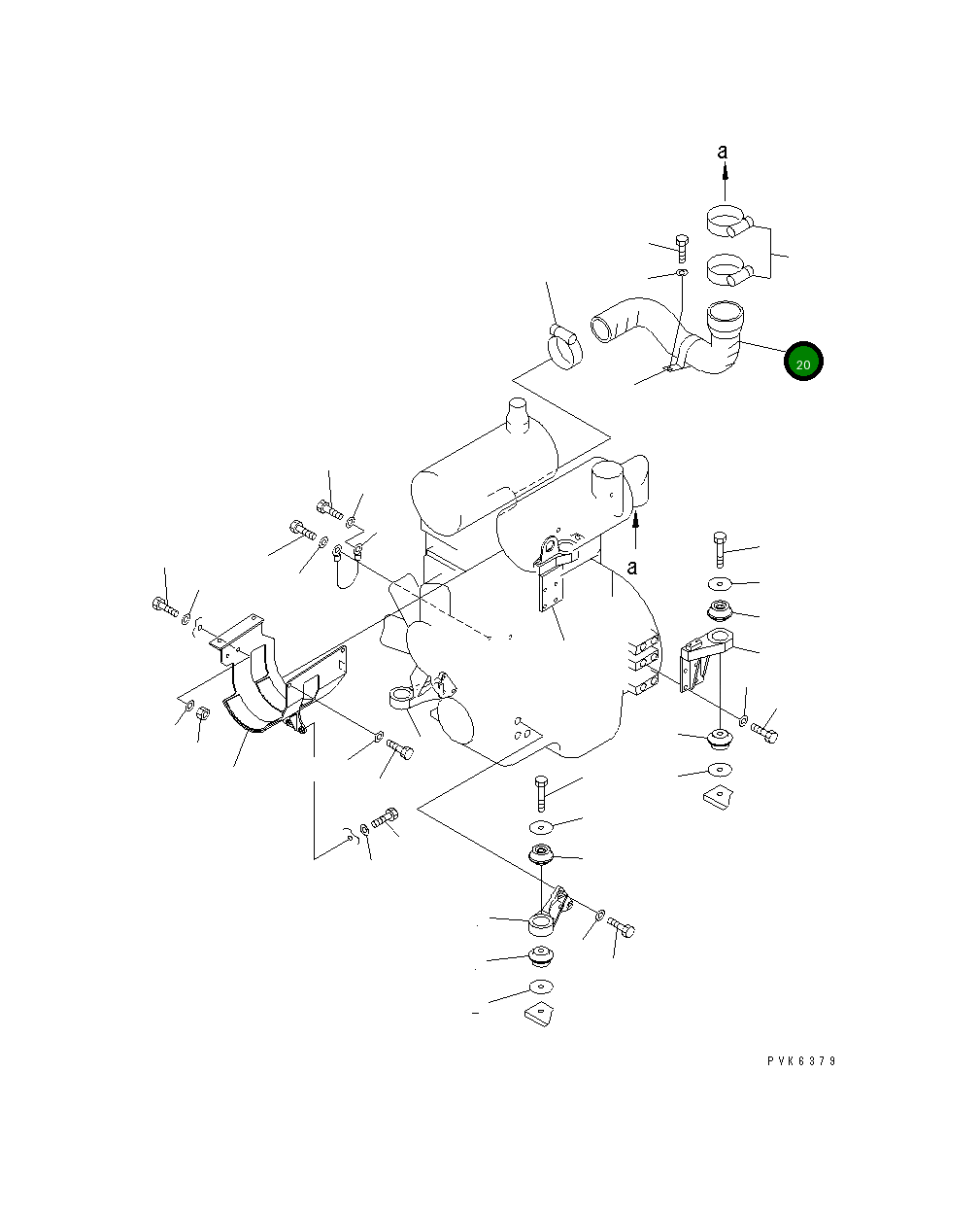 Шланг 114-01-51133 Komatsu