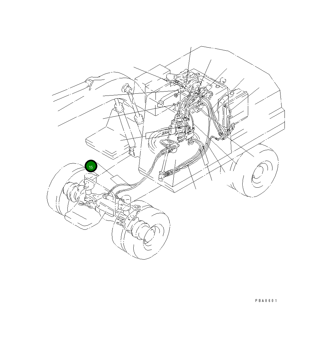 Шланг 07123-20315 Komatsu