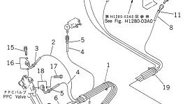 Шланг 20Y-62-23781 Komatsu