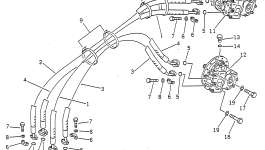 Шланг 07089-01224 Komatsu