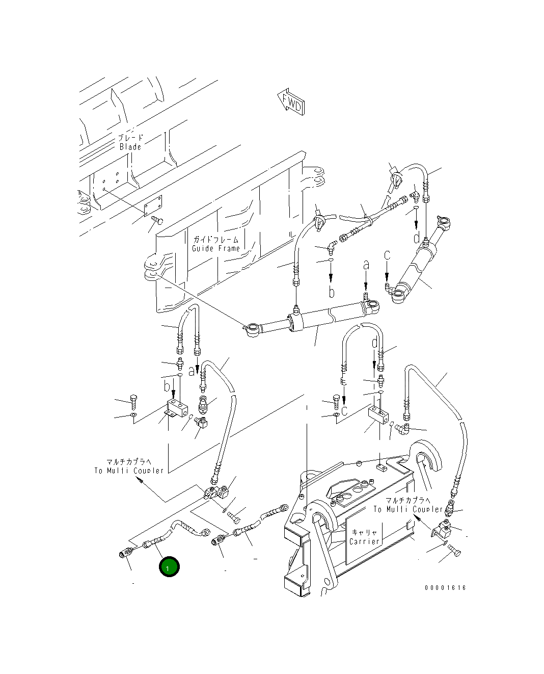 Шланг 415-914-1272 Komatsu