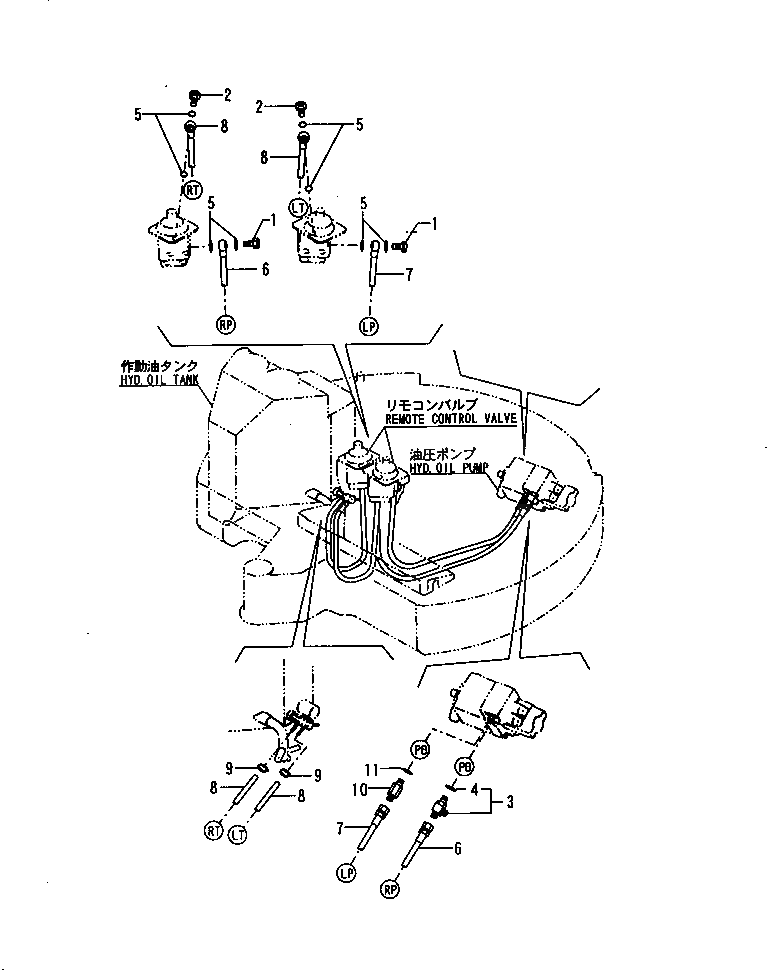 Шланг YM172422-78580 Komatsu