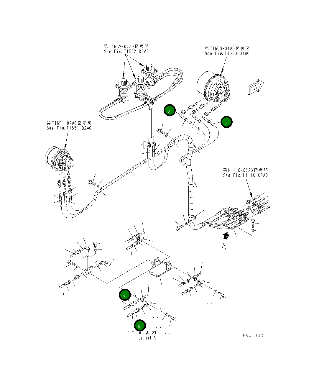 Шланг 02766-00315 Komatsu