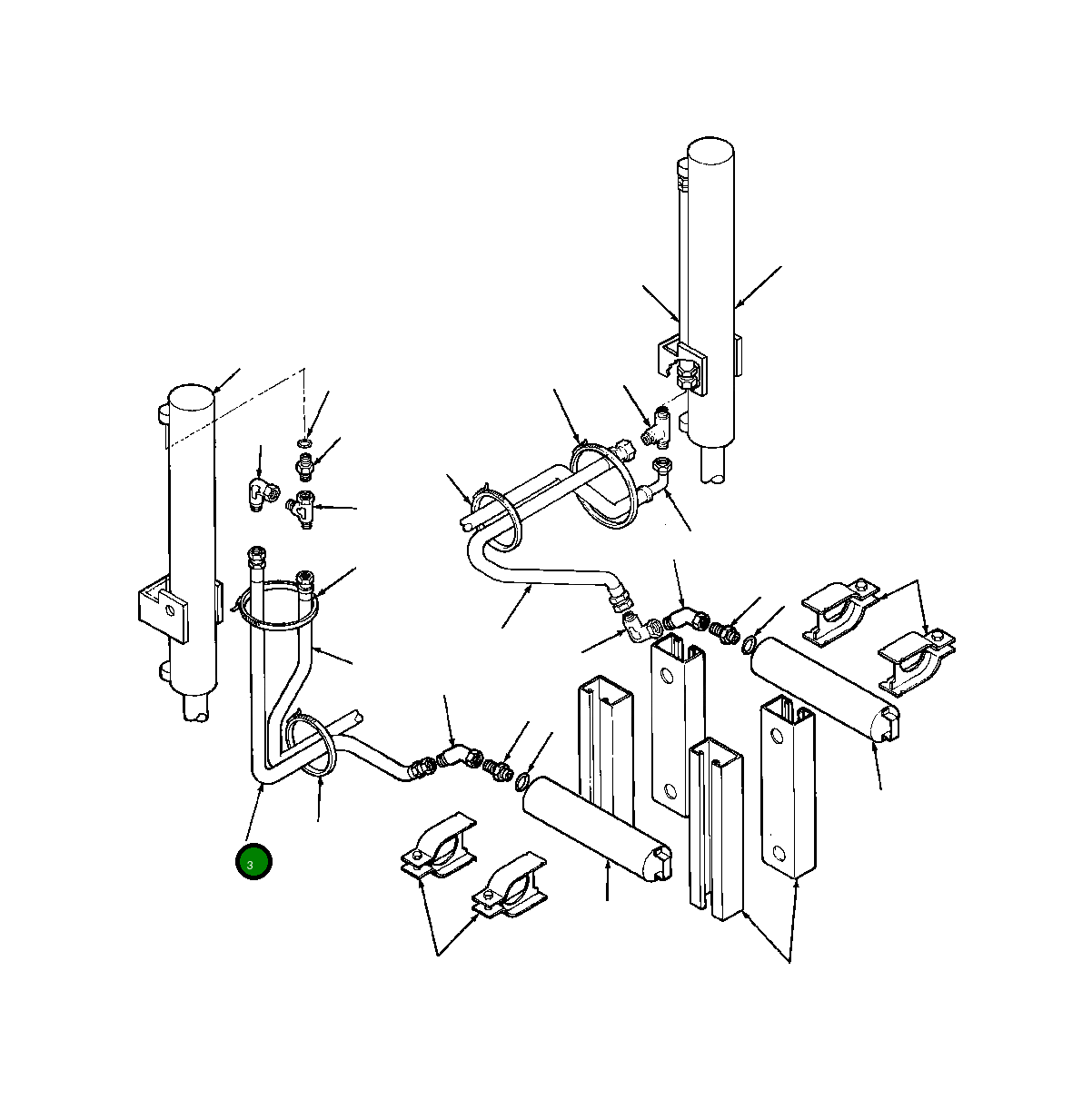 Шланг 162 457 Komatsu