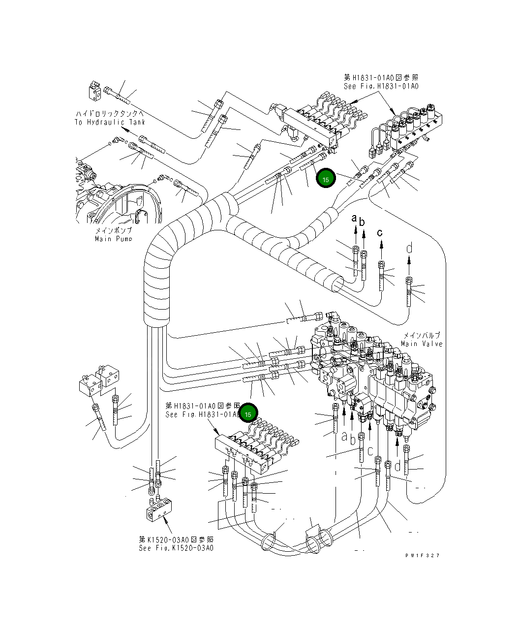 Шланг 02762-00224 Komatsu