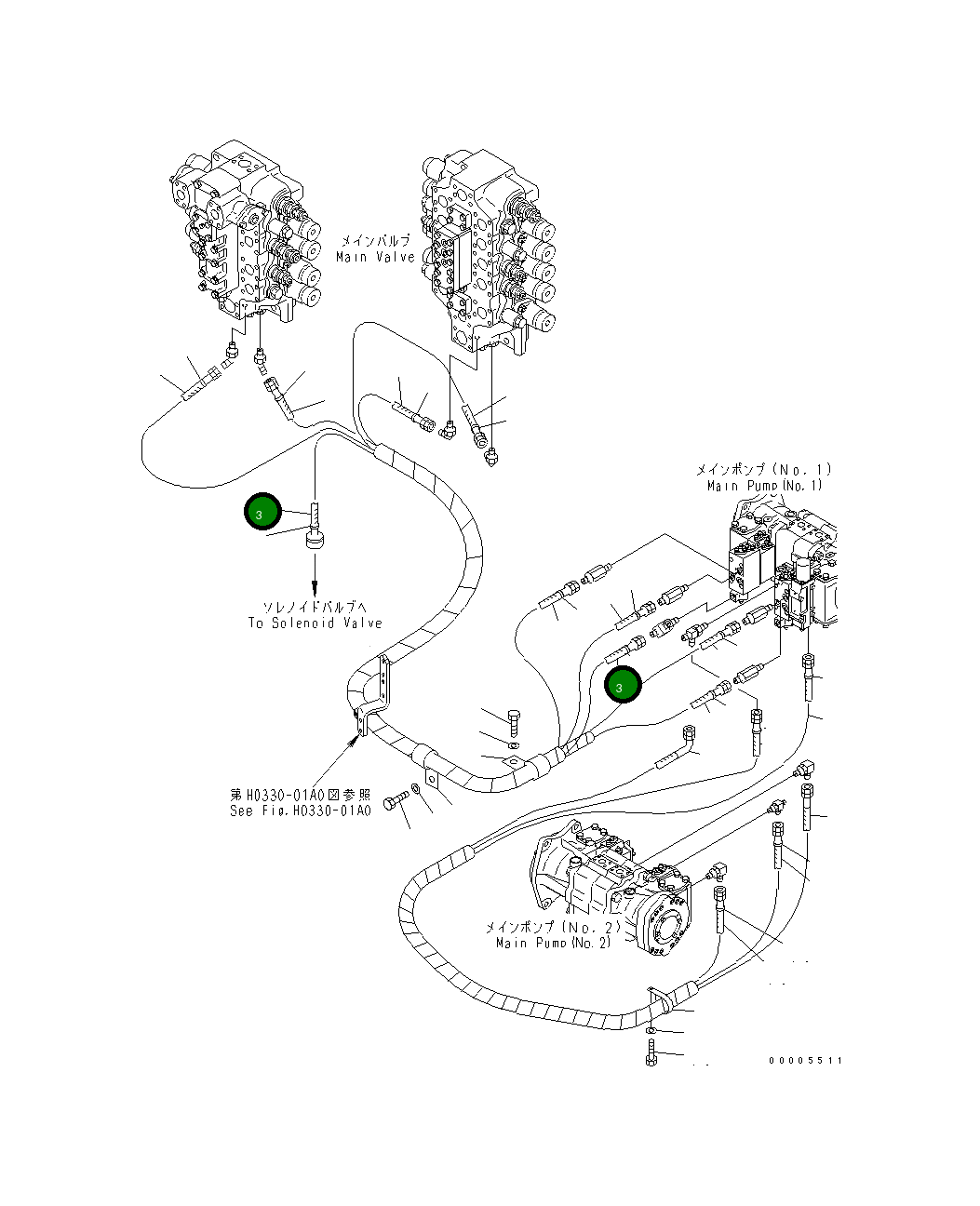 Шланг 209-64-16890 Komatsu