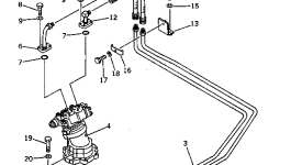 Шланг 07023-00304 Komatsu