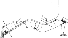 Шланг 07102-20236 Komatsu