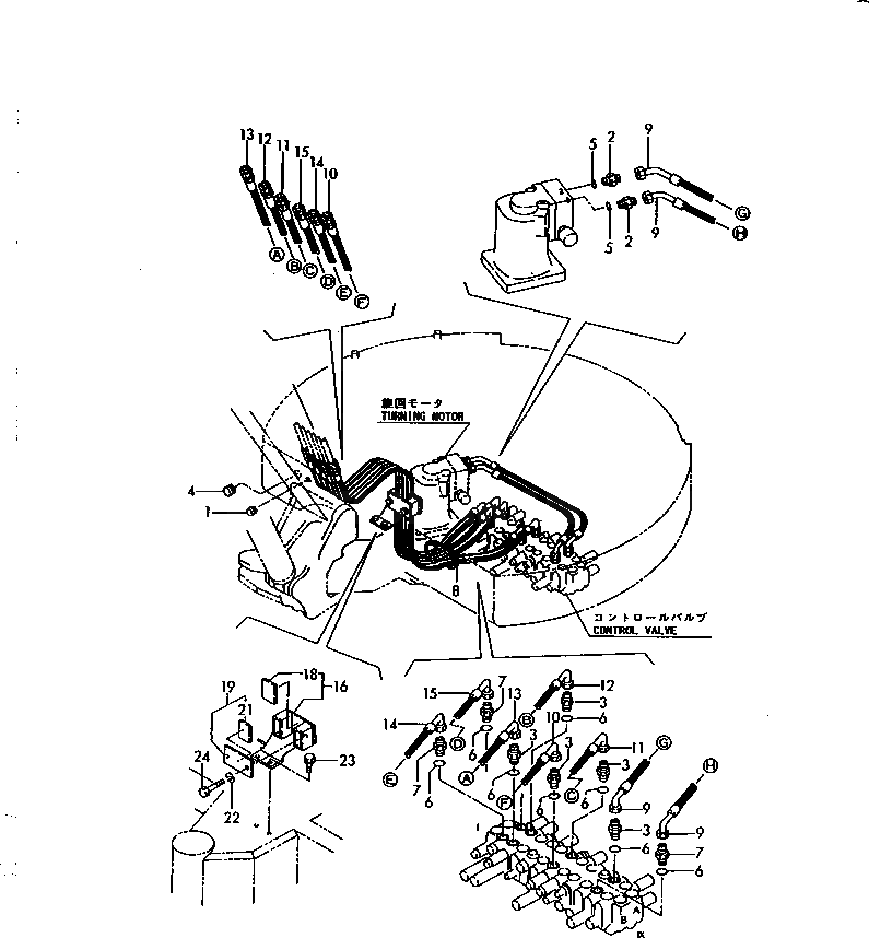 Шланг YM172175-78530 Komatsu