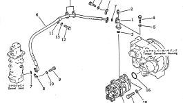 Шланг 07088-01019 Komatsu