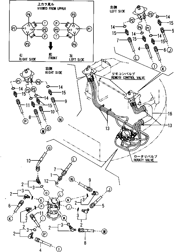 Шланг YM172187-78700 Komatsu