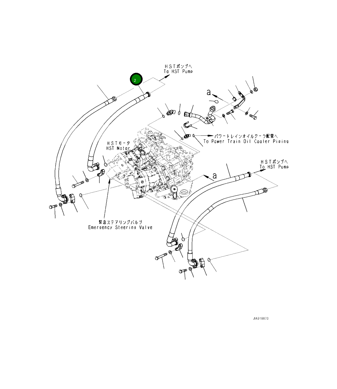 Шланг 419-18-52330 Komatsu