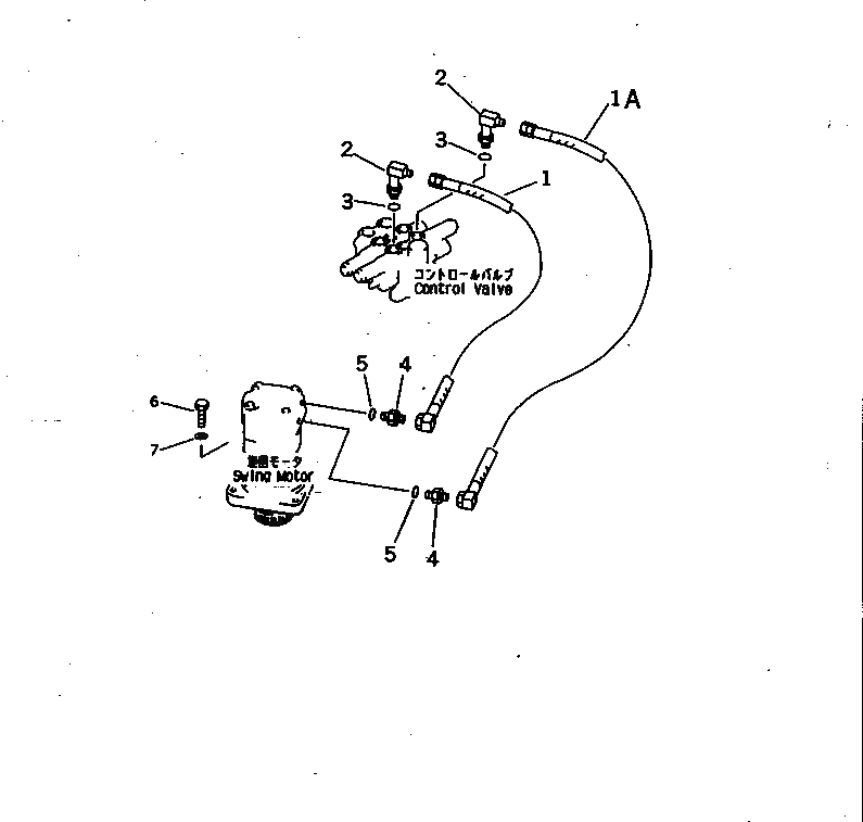 Шланг 20N-62-78610 Komatsu