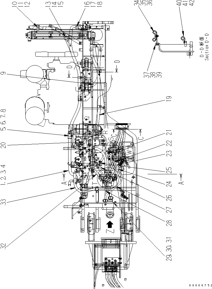Шланг 02777-005A5 Komatsu