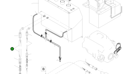 Шланг 12 769 575 73 Komatsu