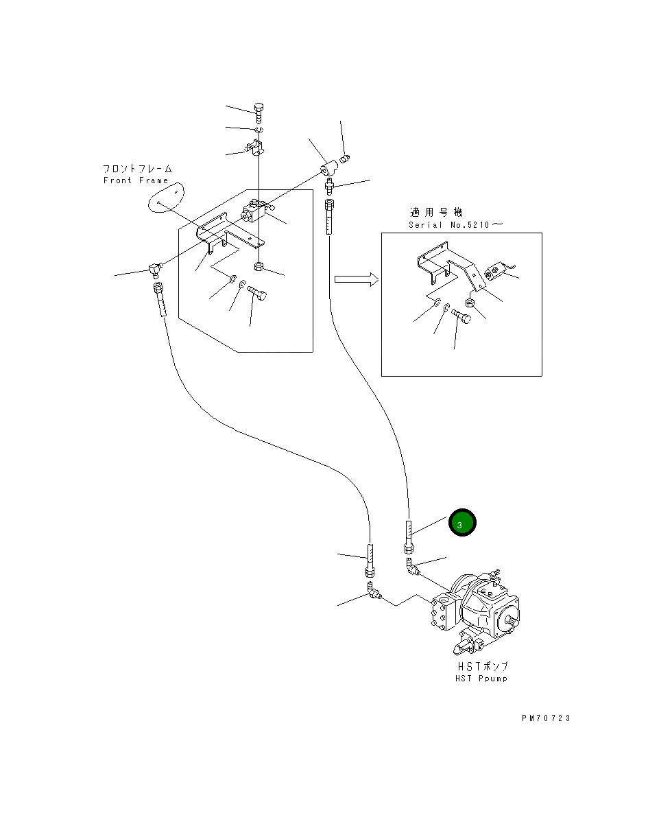 Шланг 267-97-60225 Komatsu