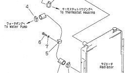 Шланг 20Y-03-21310 Komatsu