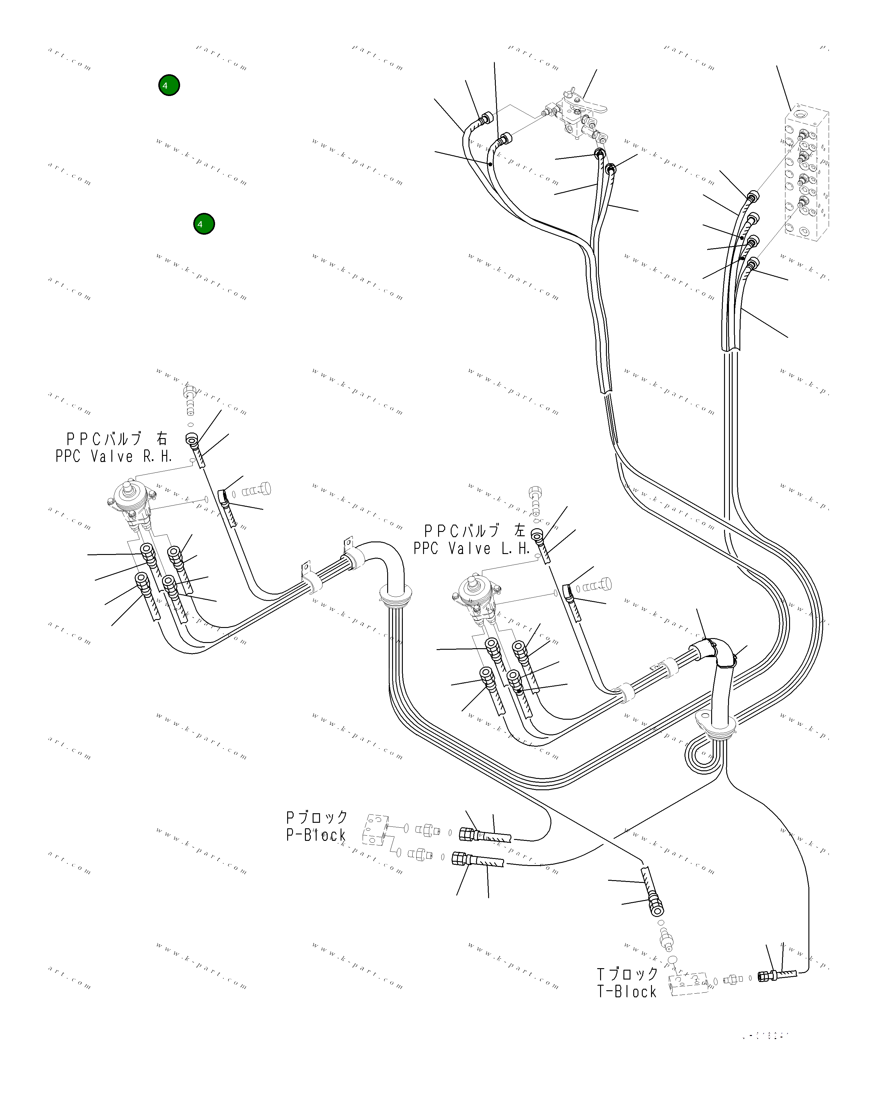 Шланг 21N-62-36781 Komatsu